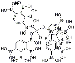 四(4-硼酸基苯基)甲烷 结构式