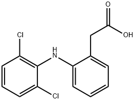 双氯芬酸, 15307-86-5, 结构式