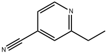 2-エチルピリジン-4-カルボニトリル 化学構造式
