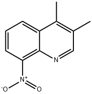3,4-二甲基-8-硝基喹啉, 1531-20-0, 结构式