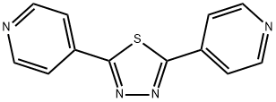 4,4'-(1,3,4-チアジアゾール-2,5-ジイル)ビスピリジン 化学構造式