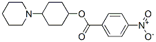 4-ピペリジノシクロヘキシルp-ニトロベンゾアート 化学構造式