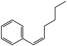 [(Z)-1-ヘキセニル]ベンゼン 化学構造式