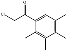 クロロアセチル-1,2,3,4-テトラメチルベンゼン 化学構造式