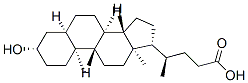 (4R)-4-[(3S,5R,8R,9S,10S,13R,14S,17R)-3-hydroxy-10,13-dimethyl-2,3,4,5,6,7,8,9,11,12,14,15,16,17-tetradecahydro-1H-cyclopenta[a]phenanthren-17-yl]pentanoic acid|异石胆酸