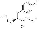 H-P-FLUORO-PHE-OET HCL Structure