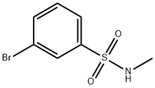 N-甲基-3-溴苯磺酰胺, 153435-79-1, 结构式