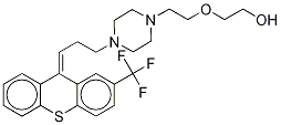 O-(2-羟基乙基)氟哌噻吨二盐酸盐 结构式