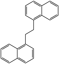 1,2-二(1-萘基)乙烷 结构式