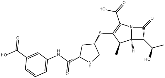 エルタペネム HYDROCHLORIDE 化学構造式