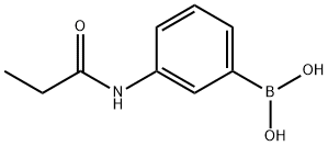 3-propionamidophenylboronic acid Structure