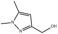 (1,5-ジメチル-1H-ピラゾール-3-イル)メタノール 化学構造式