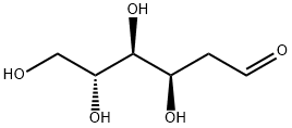 2-デオキシ-D-グルコース 化学構造式