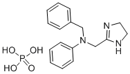 リン酸アンタゾリン 化学構造式