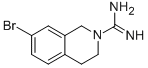 7-ブロモ-3,4-ジヒドロ-2(1H)-イソキノリンカルボイミドアミド 化学構造式