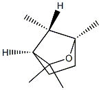 1,3,3,7-tetramethylnorbornan-2-one Structure