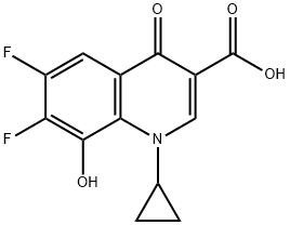 1-环丙基-6, 7-二氟-8-羟基-4-氧代-1, 4-二氢喹啉-3-甲酸