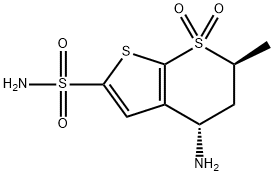 N-Deethyl Dorzolamide Structure