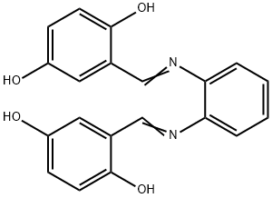 N N-BIS(2,5-DIHYDROXYBENZYLIDENE)-1,2-DIAMINOBENZENE Structure