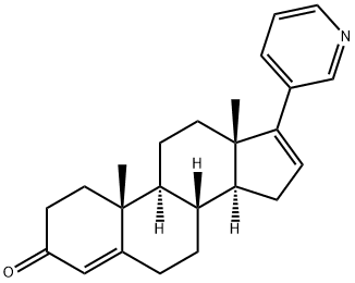 17-(3-pyridyl)androsta-5,16-dien-3-one Struktur