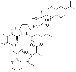 抗生素 ICIOL, 154272-92-1, 结构式