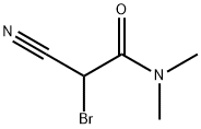 2-BROMO-2-CYANO-N,N-DIMETHYLACETAMIDE Struktur