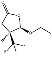 2(3H)-Furanone,5-ethoxydihydro-4-methyl-4-(trifluoromethyl)-,cis-(9CI)|