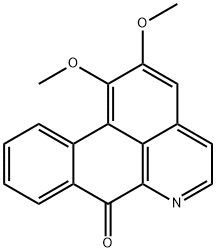 1,2-ジメトキシ-7H-ジベンゾ[de,g]キノリン-7-オン 化学構造式