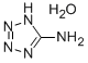 一水5-氨基-1H-四氮唑 结构式