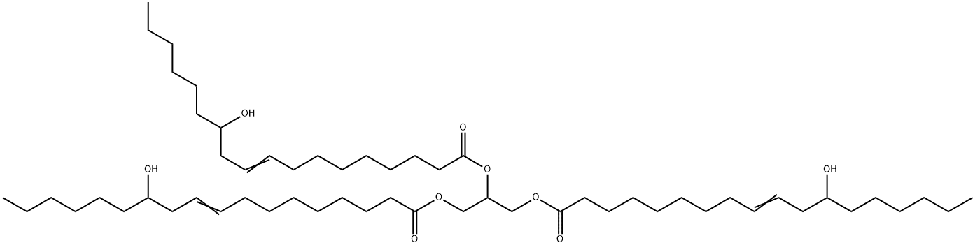 トリリシノレイン 化学構造式