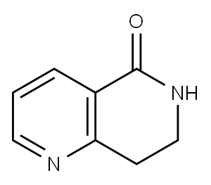 7,8-二氢-6H-[1,6]萘啶-5-酮 结构式