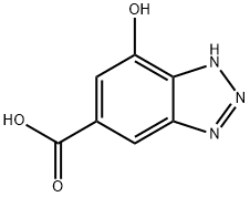 1H-Benzotriazole-5-carboxylic acid, 7-hydroxy- Structure