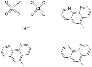 5-METHYL-1,10-PHENANTHROLINE FERROUS PERCHLORATE Structure