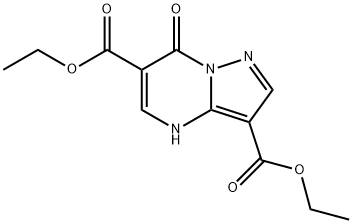 7-氧代-4,7-二氢吡唑并[1,5-A]-嘧啶-3,6-二羧酸二乙酯, 155374-25-7, 结构式