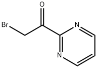 2-溴-1-嘧啶-2-乙酮, 155468-45-4, 结构式