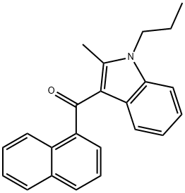 JWH-015 化学構造式