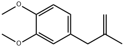 1,2-二甲氧基-4-(2-甲基烯丙基)苯, 155583-45-2, 结构式