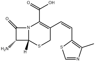 (6R,7R)-7-アミノ-3-[(Z)-2-(4-メチルチアゾール-5-イル)エテニル]-3-セフェム-4-カルボン酸