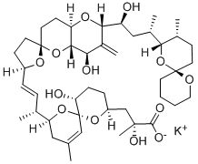 オカダ酸カリウム 化学構造式