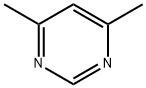 4,6-ジメチルピリミジン 化学構造式