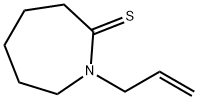 1-アリルヘキサヒドロ-2H-アゼピン-2-チオン 化学構造式