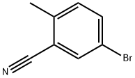 5-ブロモ-2-メチルベンゾニトリル 化学構造式