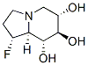 6,7,8-Indolizinetriol, 1-fluorooctahydro-, 1R-(1.alpha.,6.alpha.,7.beta.,8.alpha.,8a.alpha.)- 结构式