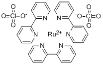 TRIS-(2,2'-BIPYRIDINE) RUTHENIUM (II) PERCHLORATE Struktur