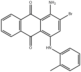 1-amino-2-bromo-4-o-toluidinoanthraquinone Structure