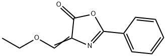 4-乙氧基亚甲基-2-苯基恶唑啉-5-酮, 15646-46-5, 结构式