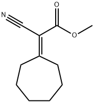 methyl cyanocycloheptylideneacetate Structure