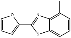Benzothiazole, 2-(2-furanyl)-4-methyl- (9CI) 结构式