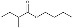 2-メチルブタン酸ブチル 化学構造式