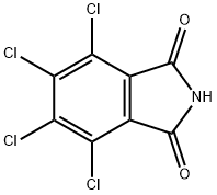3,4,5,6-テトラクロロフタルイミド 化学構造式